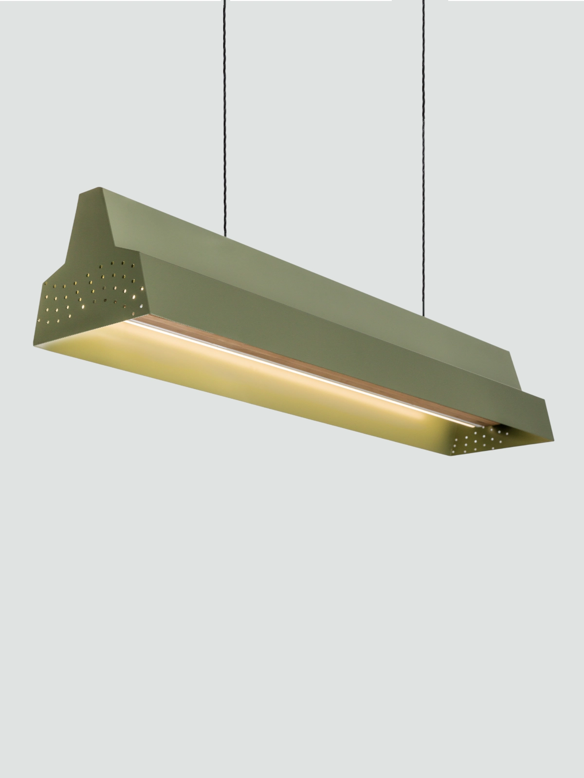 Bazalgette / lampa - zielona